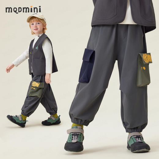 【90-140】【MQDmini】男童春秋工装裤梭织长裤 商品图1