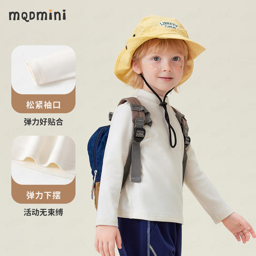 【90-140】【MQDmini】儿童春秋半高领打底衫长袖T恤 商品图3