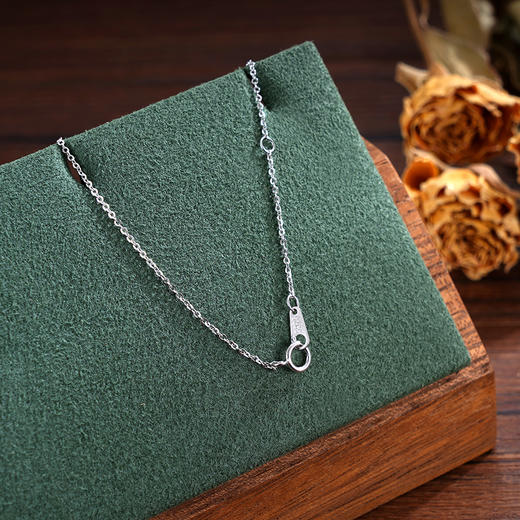 子佩集S925珍珠套链【YL-7774】纯银项链珍珠单排锆石2507 商品图4