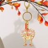 连年有余 福蝶如意 福禄双全金属钥匙扣 商品缩略图2