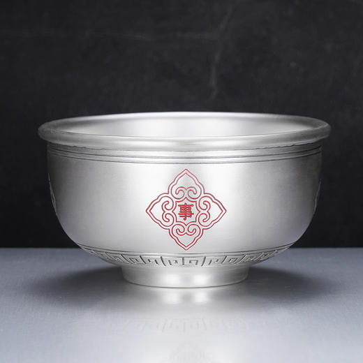 子佩集S999银【万事如意】摆件【BX046056719】纯银餐具吉言碗2507 商品图0