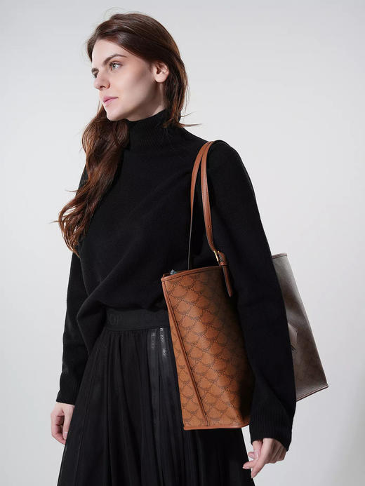 【超惠秒】MCM 女士 百搭经典子母手提肩挎包MWPESAC03 商品图9