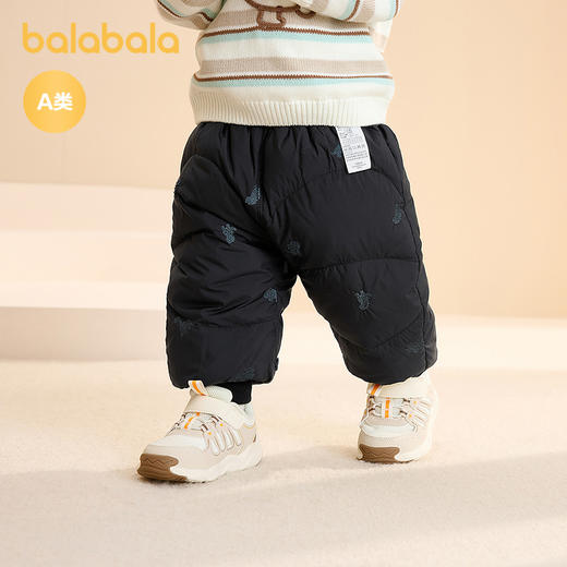 巴拉巴拉童装儿童羽绒裤男女童长裤宝宝裤子舒适保暖时尚洋气潮酷 商品图2