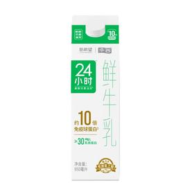 新希望 巴氏杀菌 24小时 鲜牛奶 950ml（盒）