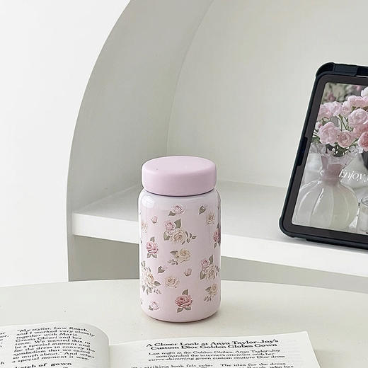 超富花漾保温杯H-BW-1510浅紫200ml 商品图7