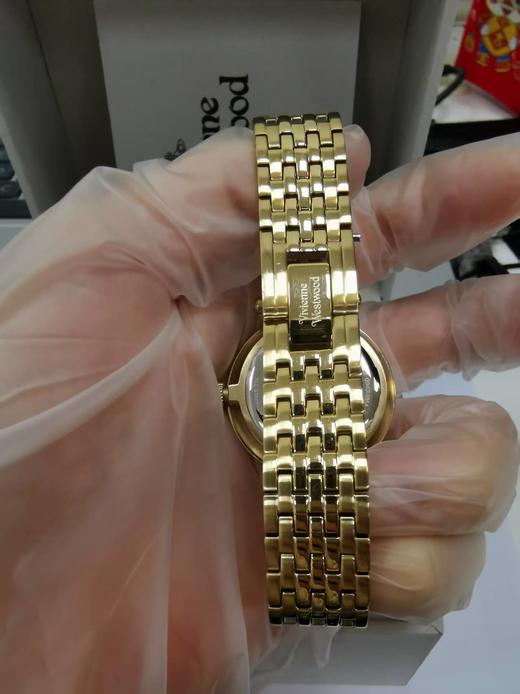 DAVV051CPGD Vivienne Westwood 薇薇安钢带手表女复古时尚优雅石英手表女表DAVV051CPGD 【可能没电】 商品图8
