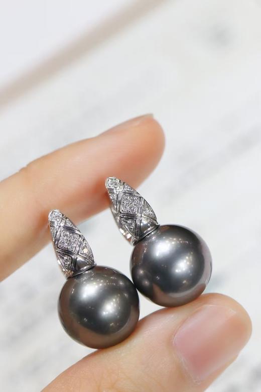 13-14mm大溪地耳环 商品图1