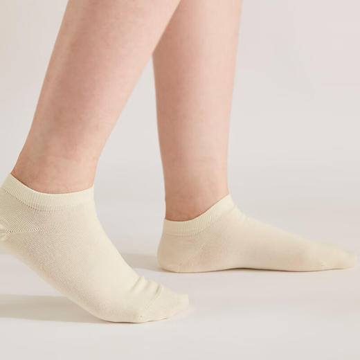  个性百搭透气吸汗简约纯色短筒ins袜子 女士短袜 商品图0