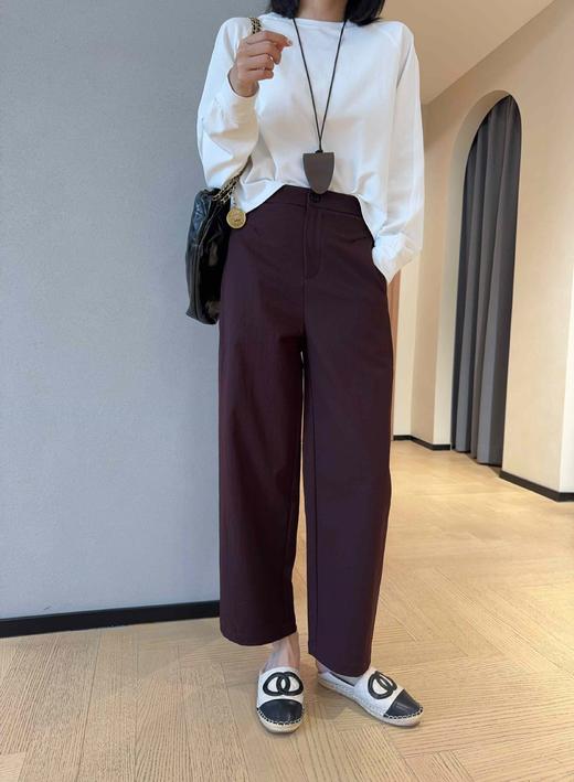 高品质钛金棉抗皱挺括气球奶奶裤！高腰显瘦休闲裤女2025秋款！ 商品图5