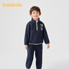 巴拉巴拉童装儿童套装男童秋冬摇粒绒两件套学院风小童百搭休闲装 商品缩略图0