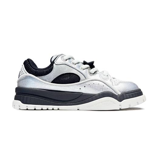 李宁布欧 运动休闲鞋板鞋男子2025新款经典舒适软弹个性 AGCV279 商品图1