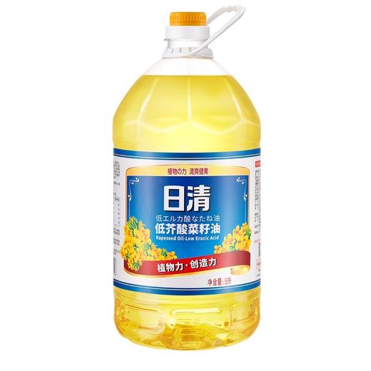 日清低芥酸菜籽油5L 商品图0