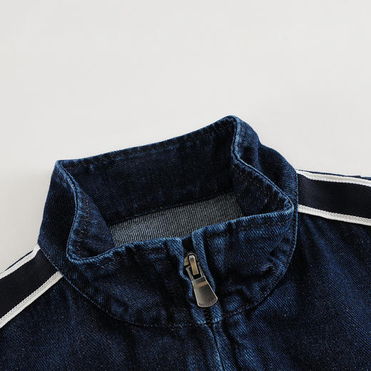 马克珍妮女童复古时髦牛仔套装2025年秋装新款551536 商品图3