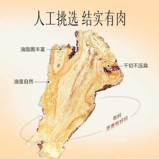【官方正品】云南白药有这一方当归125g 甘肃产地片大厚实滋补配黄芪党参枸杞大枣 商品图2