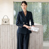IWY/藏青色气质干练西装套装女正式场合接待销售职业装总裁正装WCP093 商品缩略图3