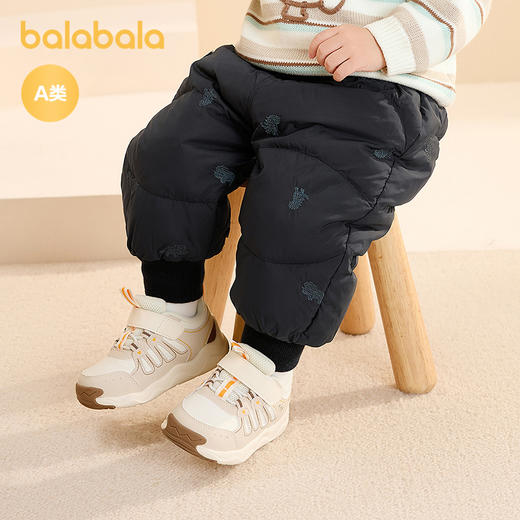 巴拉巴拉童装儿童羽绒裤男女童长裤宝宝裤子舒适保暖时尚洋气潮酷 商品图0
