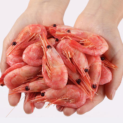 优选|加拿大北极甜虾 80/100型 80%带腹籽率 肉质弹嫩 鲜美甘甜 1.5kg 商品图4