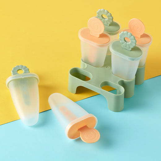  冰块冰棒模具自制雪糕模具家用DIY冰淇淋带底模具 商品图4