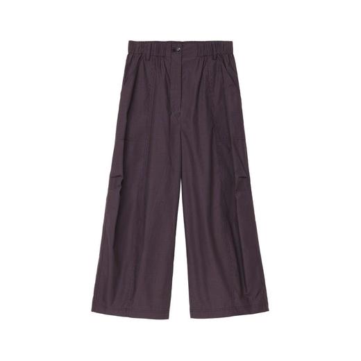 2楼素然色织格纹棉布九分裤1450 商品图2