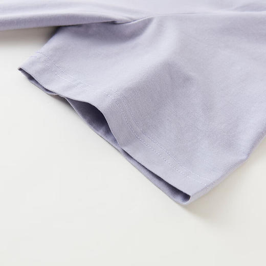  圆领透气纯色上衣T恤宽松 女士短袖 莫代尔 商品图2