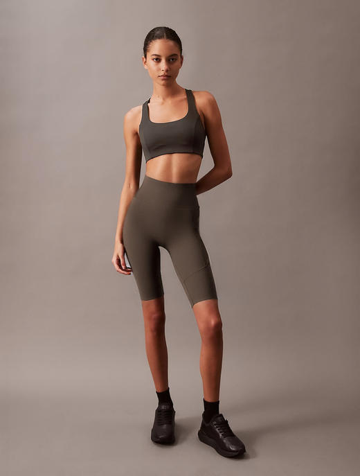 官网490/590！断码不退换！c*K家高腰收腹提臀瑜伽裤五分裤轻薄透气防晒运动长裤鲨鱼裤打底裤 商品图1