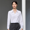 IWY/白色V领衬衫新款女轻奢高级感女装长袖职业面试正装女25B755 商品缩略图1