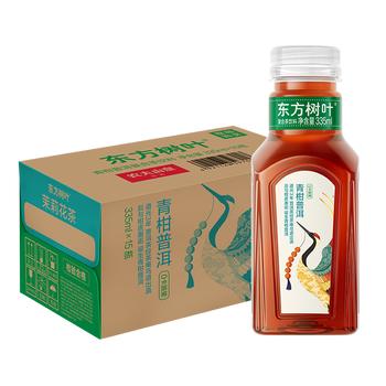 农夫山泉东方树叶青柑普洱茶335ml*15瓶无糖茶饮料0糖0脂0卡小瓶装 商品图2