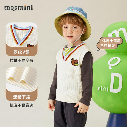 【90-140】【MQDmini】男童秋冬针织马甲 商品图3