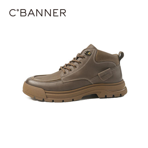 千百度舒适男时尚休闲鞋工装靴男鞋A25529703 商品图1