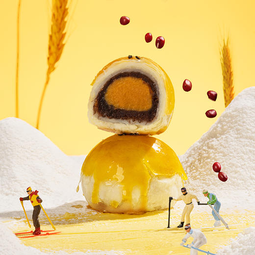 轩妈蛋黄酥/ 蛋黄酥(低糖款）25中秋限定装330g 商品图9