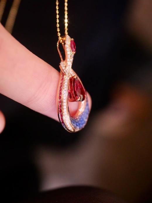 1.03ct刻面红宝石吊坠 商品图2