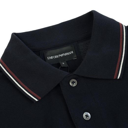 【超惠秒】Emporio Armani 男士弹棉飞鹰logo短袖 Polo T恤 11905 商品图2