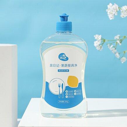 泉日记 【A类标准】 果蔬餐具净  洗洁精  500g*5瓶  果蔬清洗 商品图0