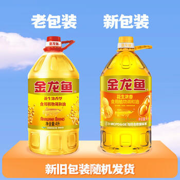 金龙鱼  食用油 花生浓香型食用植物调和油4L 商品图5