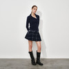 NUTH灯芯绒经典双面格纹a字短裙女 商品缩略图3