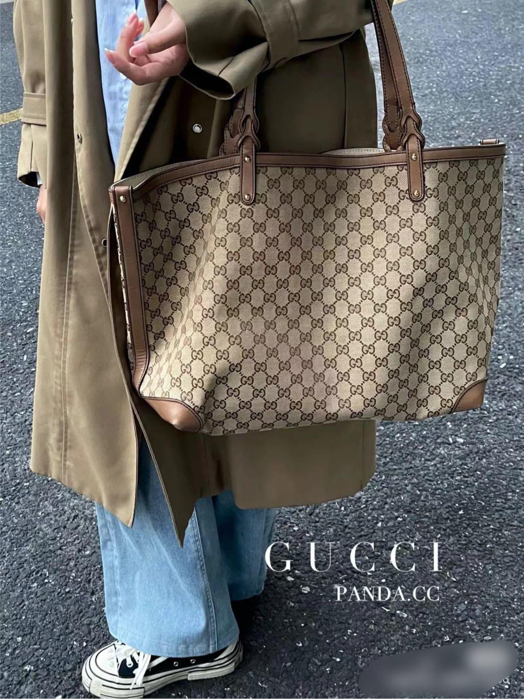 Сумочки Gucci используют множество материалов, в о