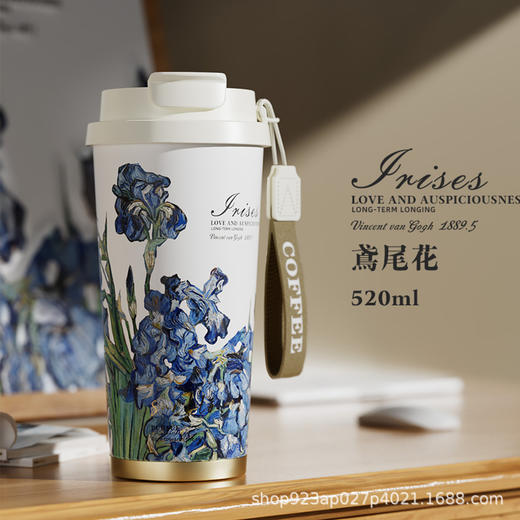 雀说 【纳米陶瓷内胆】316不锈钢保温杯女士高颜值便携咖啡杯BC-0387 商品图14