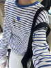 韩国订单气球腊肠狗条纹长袖T 商品缩略图13