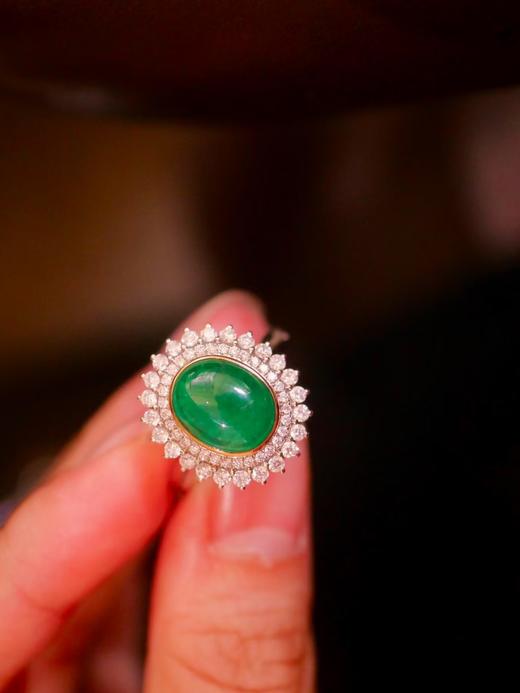 2.77ct素面祖母绿戒指 商品图3