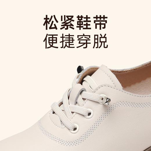 信诺超软底妈妈鞋中老年轻便舒适女鞋子平底休闲皮鞋2025新款秋季5Q9318-11 商品图2