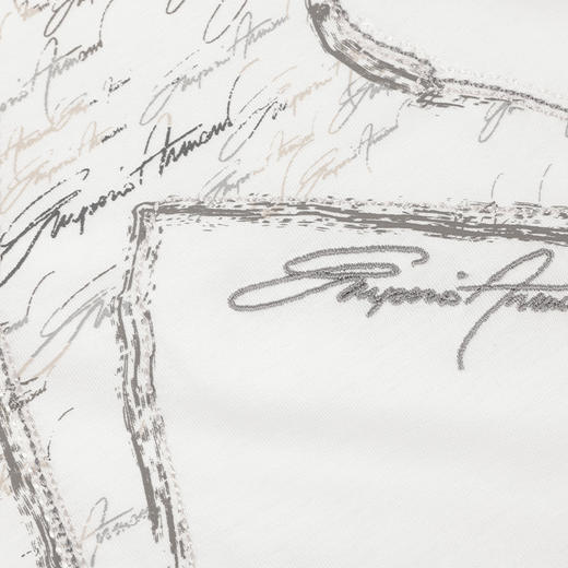 【超惠秒】Emporio Armani 男士 百搭舒适莱赛尔纤维 刺绣签字人行logo 薄款休闲短袖T恤11487 商品图7