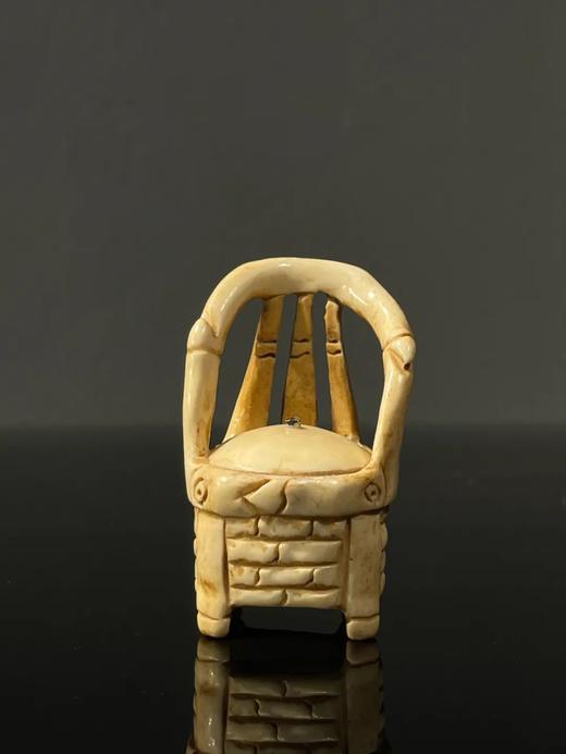 牛骨镂雕圈椅形香插，顺丰包邮 商品图14