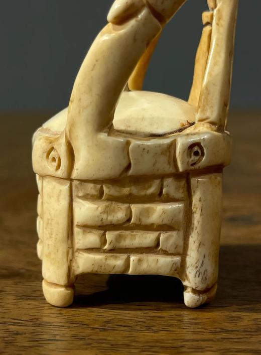 牛骨镂雕圈椅形香插，顺丰包邮 商品图3