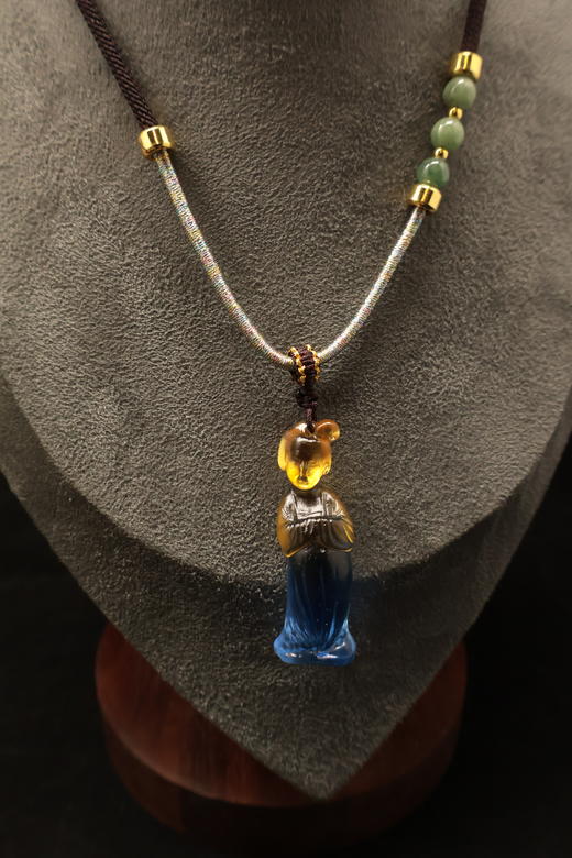 琉璃仕女吊坠 商品图1
