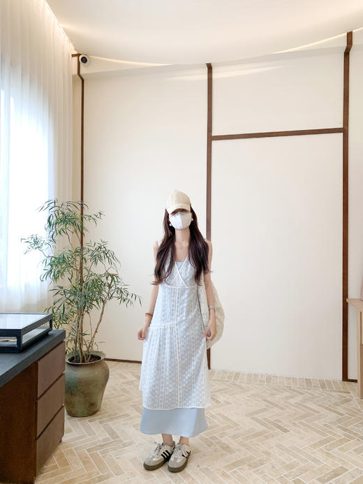 <曾小咸推荐>现货秒杀！卖完不补 ！微信打折价！韩系小清新真两件套连衣裙 日常219.99 立减80 秒杀139.99！ 商品图12