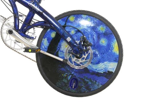 UPLAND梵高艺术涂装系列星空定制封闭轮折叠车 商品图10