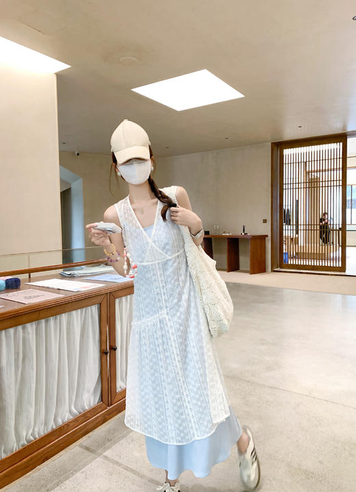 <曾小咸推荐>现货秒杀！卖完不补 ！微信打折价！韩系小清新真两件套连衣裙 日常219.99 立减80 秒杀139.99！ 商品图13