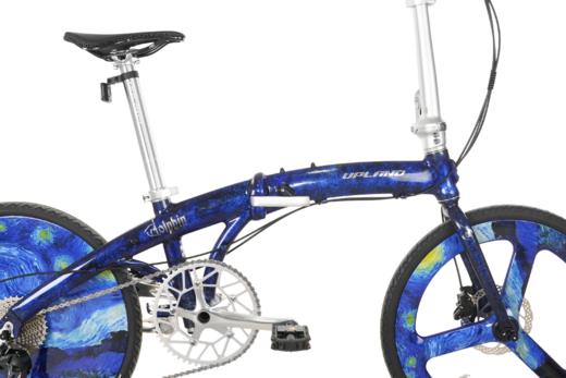 UPLAND梵高艺术涂装系列星空定制封闭轮折叠车 商品图2