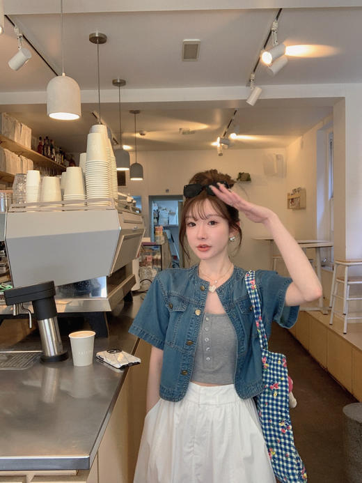 XS码 金蘑菇菇 西西里复古集市  全棉半裙 商品图1