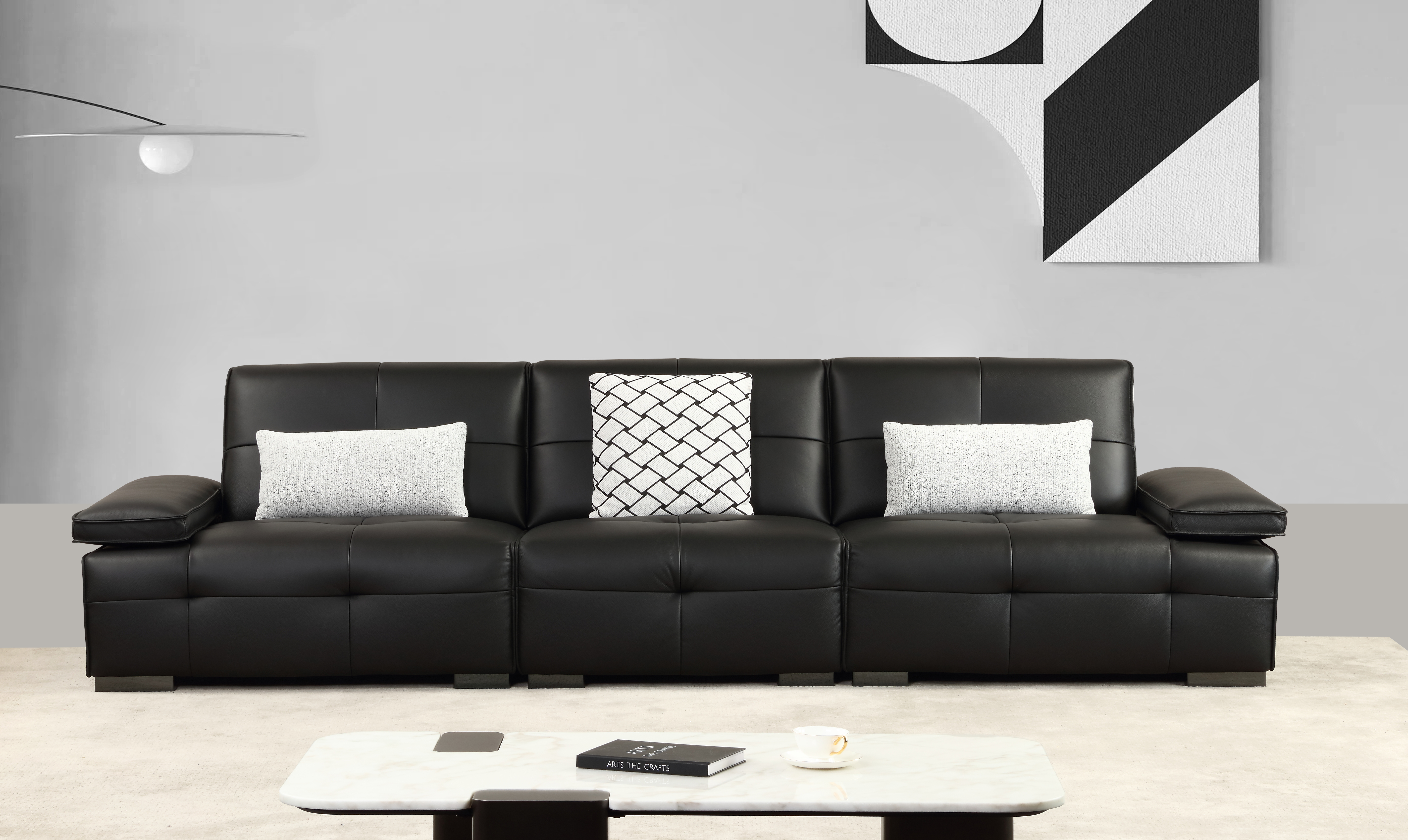 新品首发沙发DX-SF2501四人位（皮）